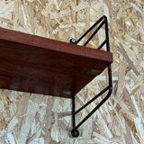 60s 70s teak string shelf module by Kajsa & Nils “Nisse” Strinning Sweden 60s