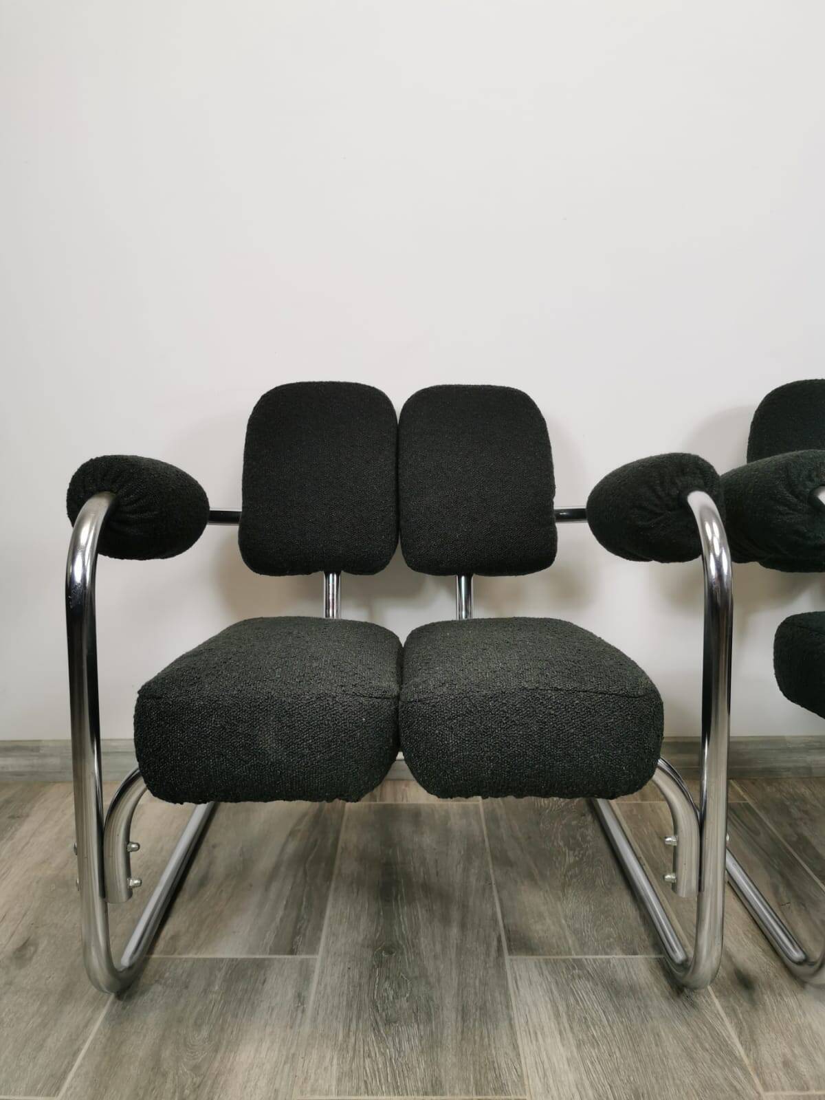 Mid-century restored armchairs