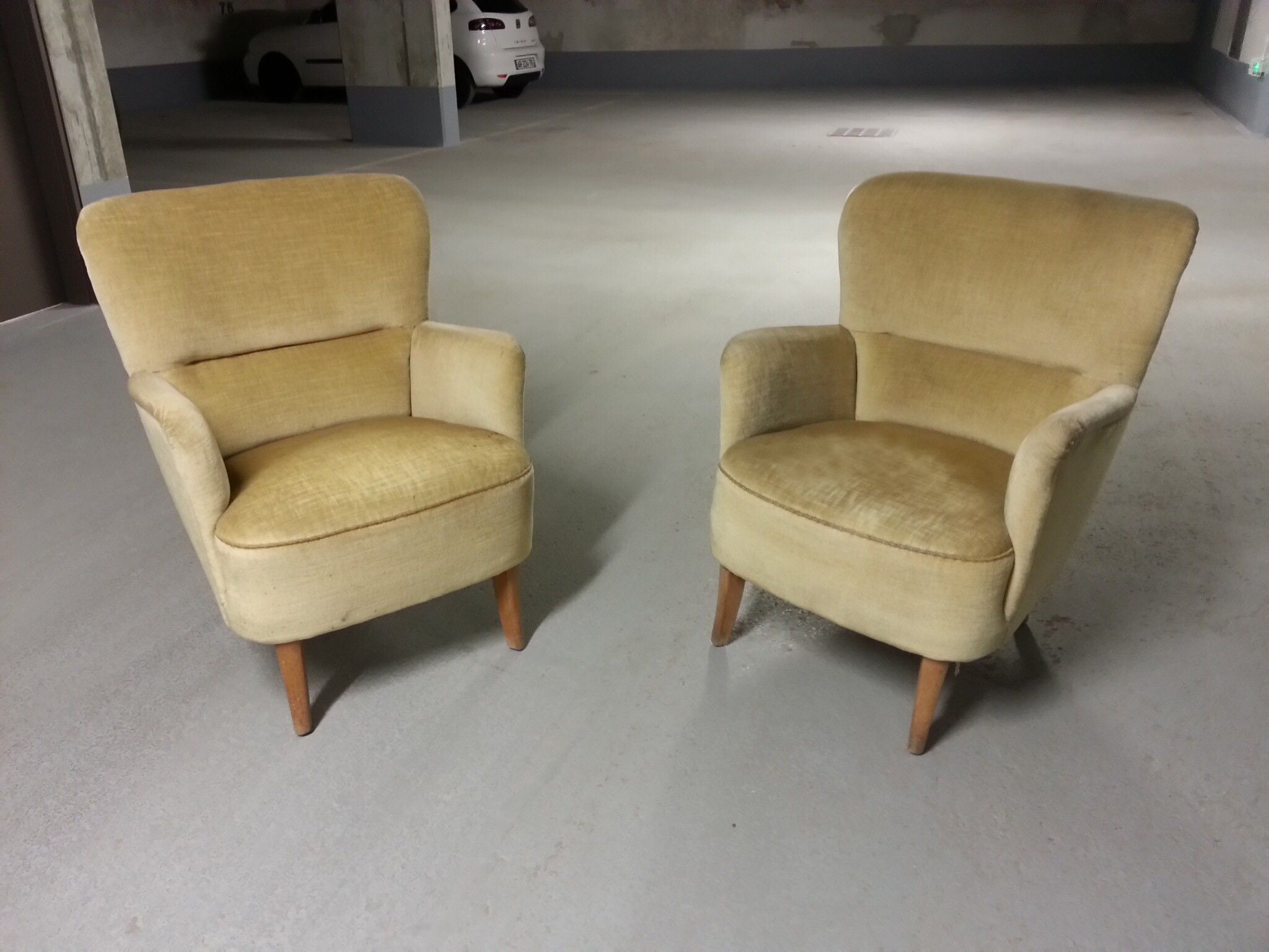 1/2 seat Shepherdess 50s 60s Theo Ruth for Artifort