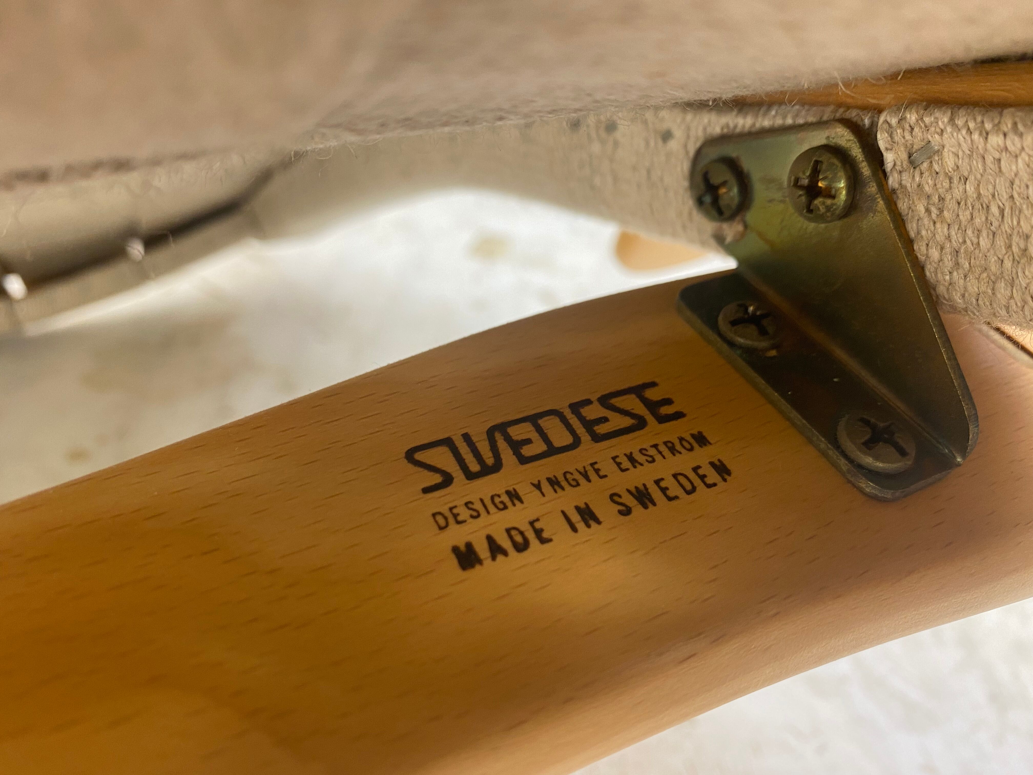 Fauteuil scandinave Vintage Primo par Yngve Ekström pour Suédois, années 1970