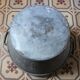 Round zinc basin two coves Garden Washbasin