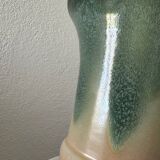 Art Deco flamed stoneware vase