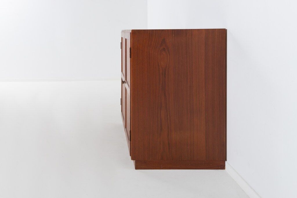Set of 3 teak cabinets by Tove and Edvard Kindt-Larsen for Thorald Madsen, 1950s