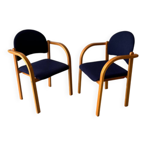 Série de deux chaises - scandinave