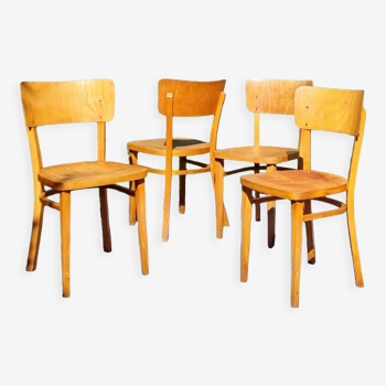 4 chaises Thonet années 50/60
