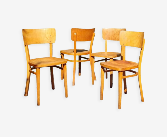4 chaises Thonet années 50/60