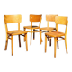 4 chaises Thonet années 50/60