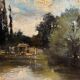 Paul Charles Chocarne (1855–1936)  Les Lavandières au bord de l’eau (a