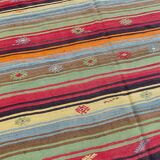 Turkish kilim rug,242x160 cm,myk-1575.