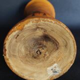 Vintage turned olive wood bowl