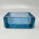 1970s Blue Ashtray by Sergio Asti for Arnolfo di Cambio. Made in Italy