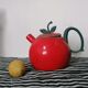 Bouilloire émaillée décorative en forme de pomme