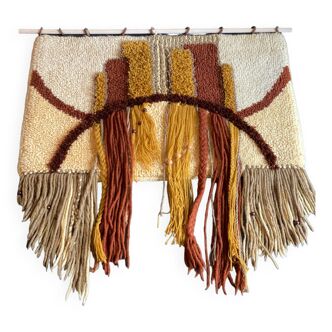 Vintage Handmade Macrame Wall Hanging