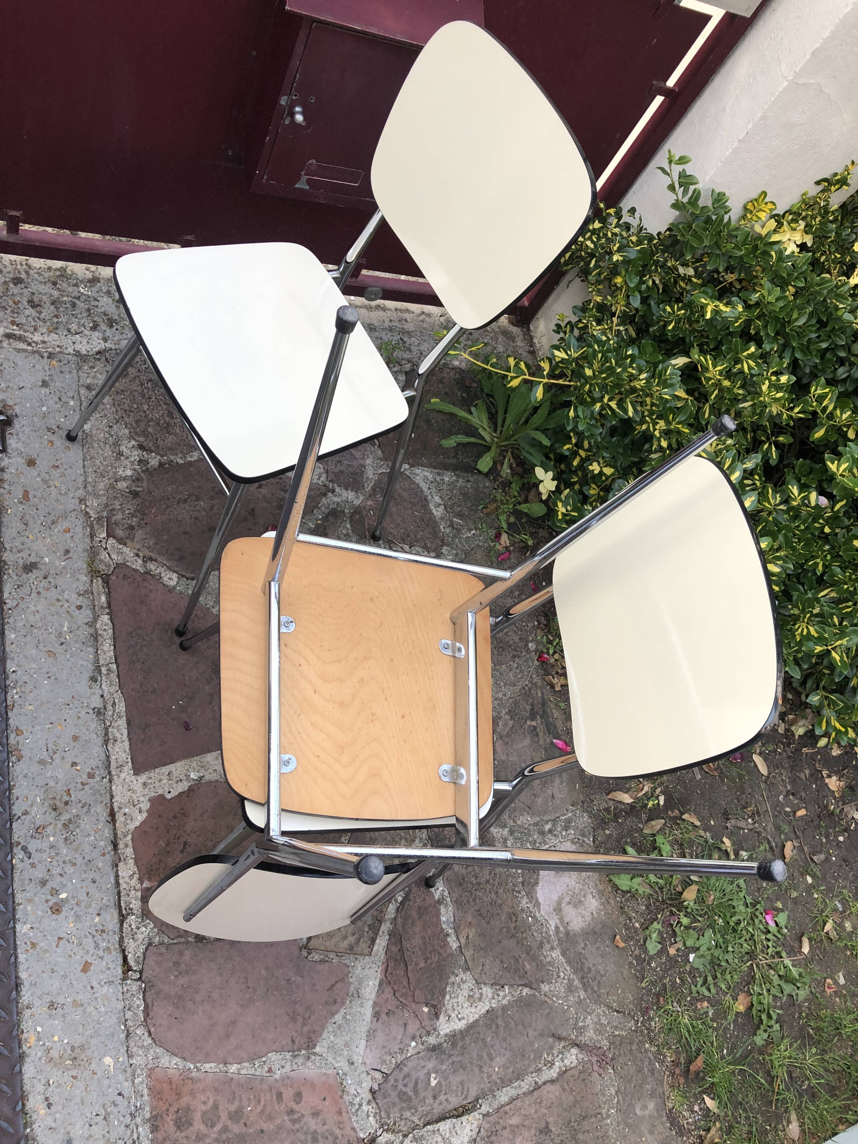 Trio chaise formica