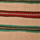 2x10 Red & Green Kilim Runner Rug, 79x323Cm