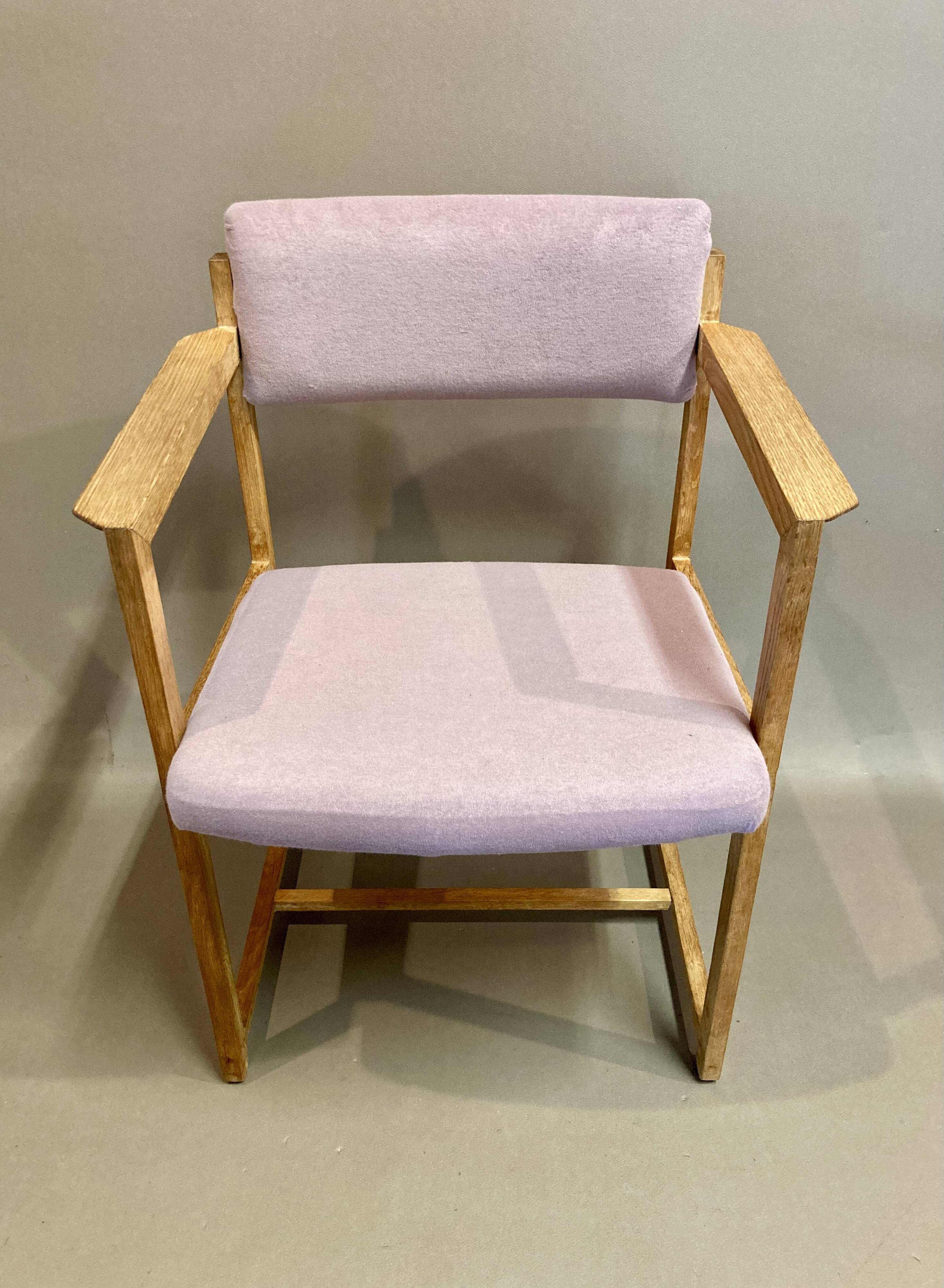 Duo of "Scandinavian Design" armchairs 1960.