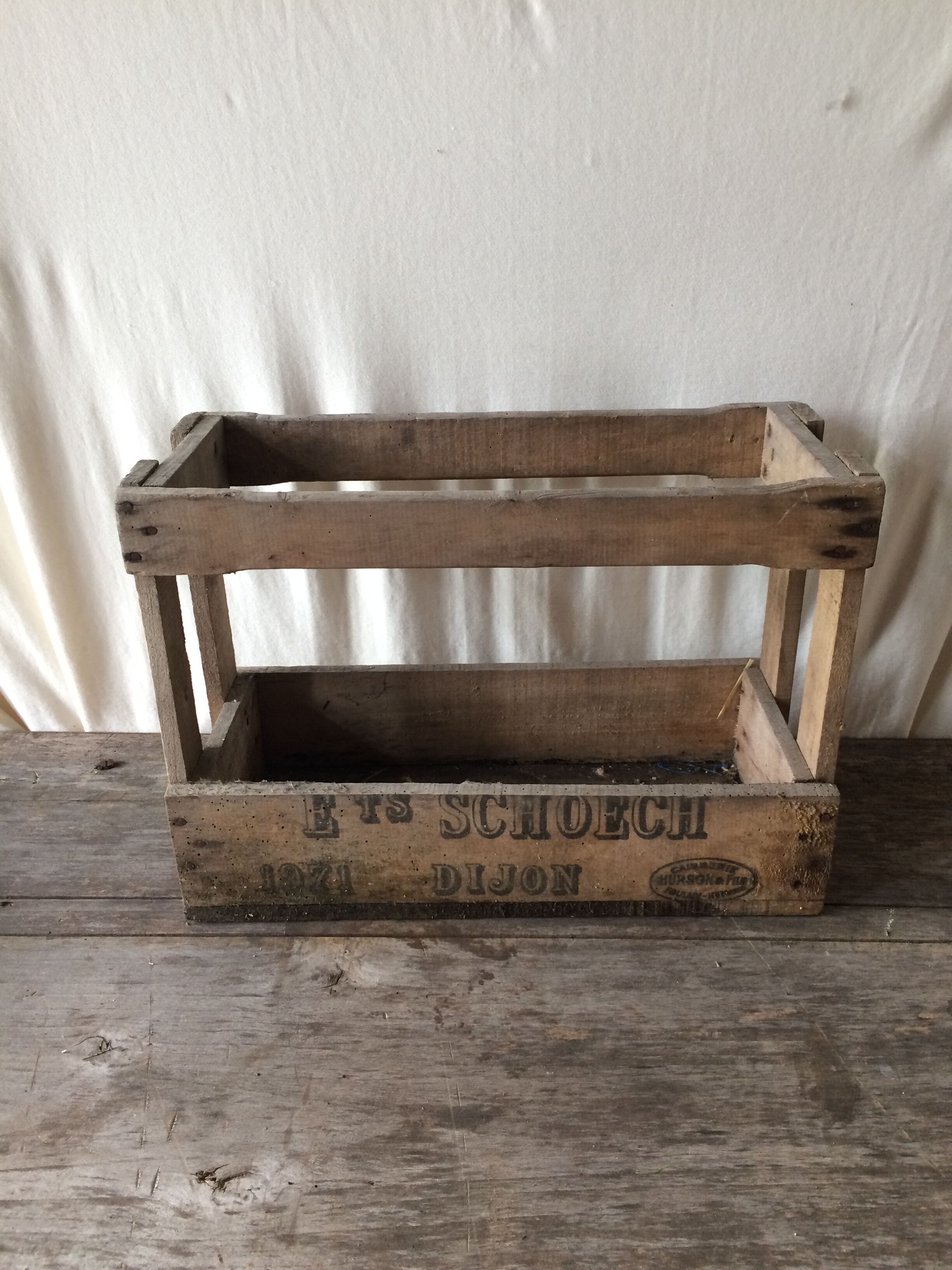 Former caisse casier porte bottle wood