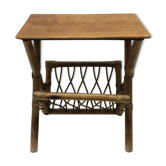 Magazine rack in bamboo