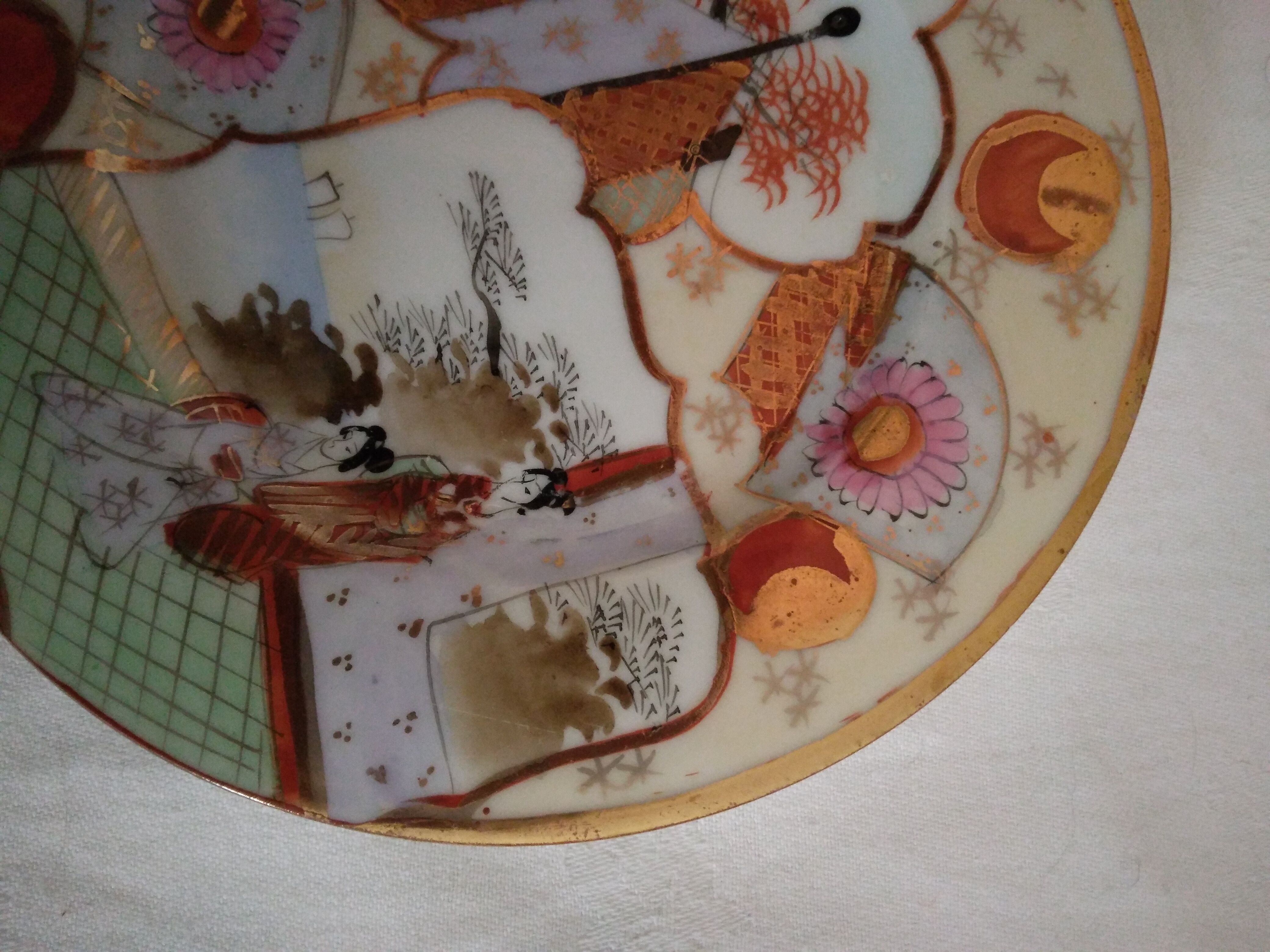 7 porcelain plates 15.5 cm
