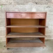Vintage teak shoe cabinet – 1960s