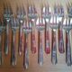 Fronnet 12 Silver-plated art deco oyster forks