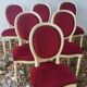 Velvet medallion chairs