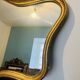 Vintage gold baroque mirror – 107 × 83 cm – authentic