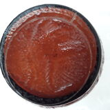 Henkel orange-brown glass vase