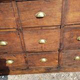 Wooden trade furniture 12 drawers hardware