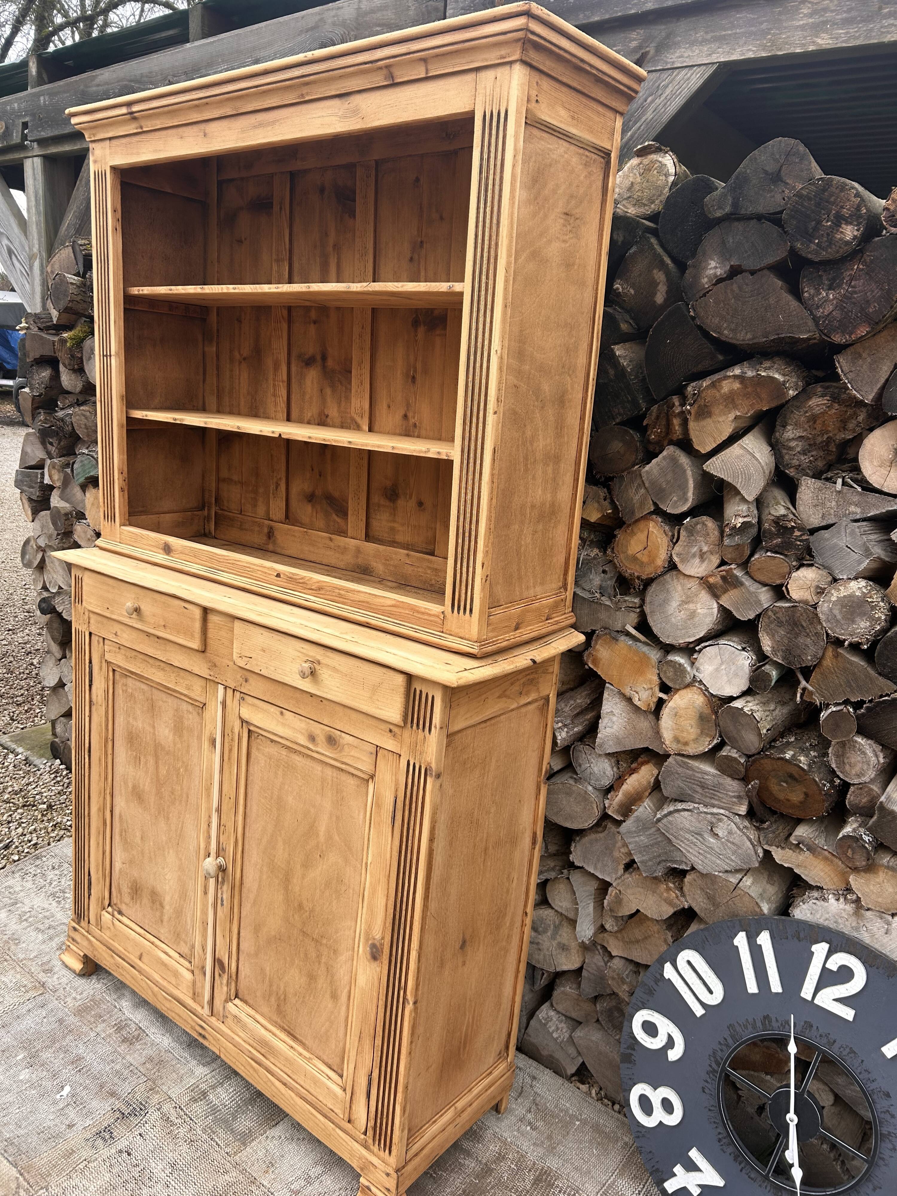 Renovated antique wooden dresser