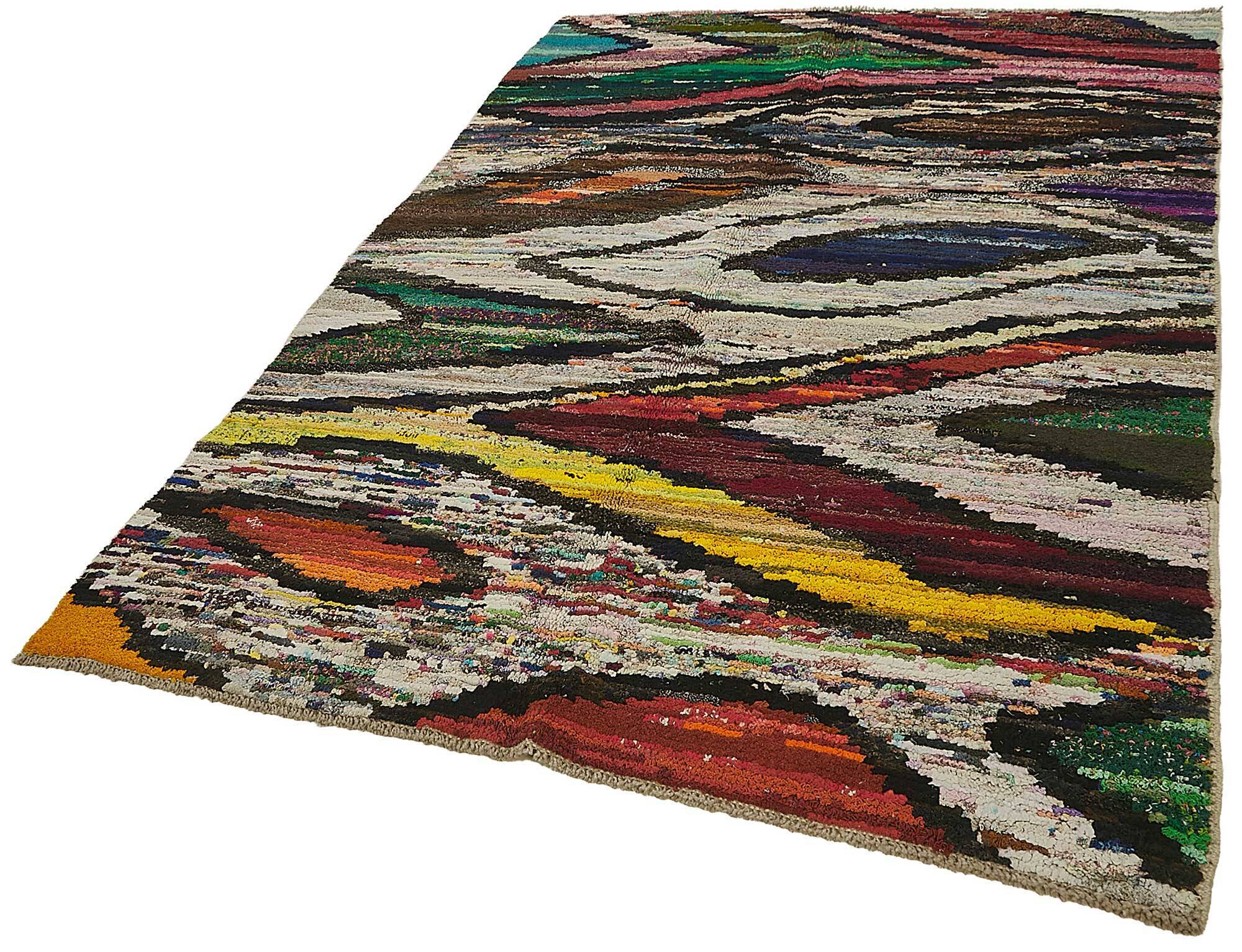 Handwoven Turkish Recycled Boho Rug 172 cm x 256 cm