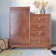 Armoire asymétrique - commode 4 tiroirs