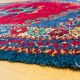 Oriental rug in thick hand-woven wool made in Tunisia mid-20th century