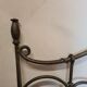 Wrought iron headboard