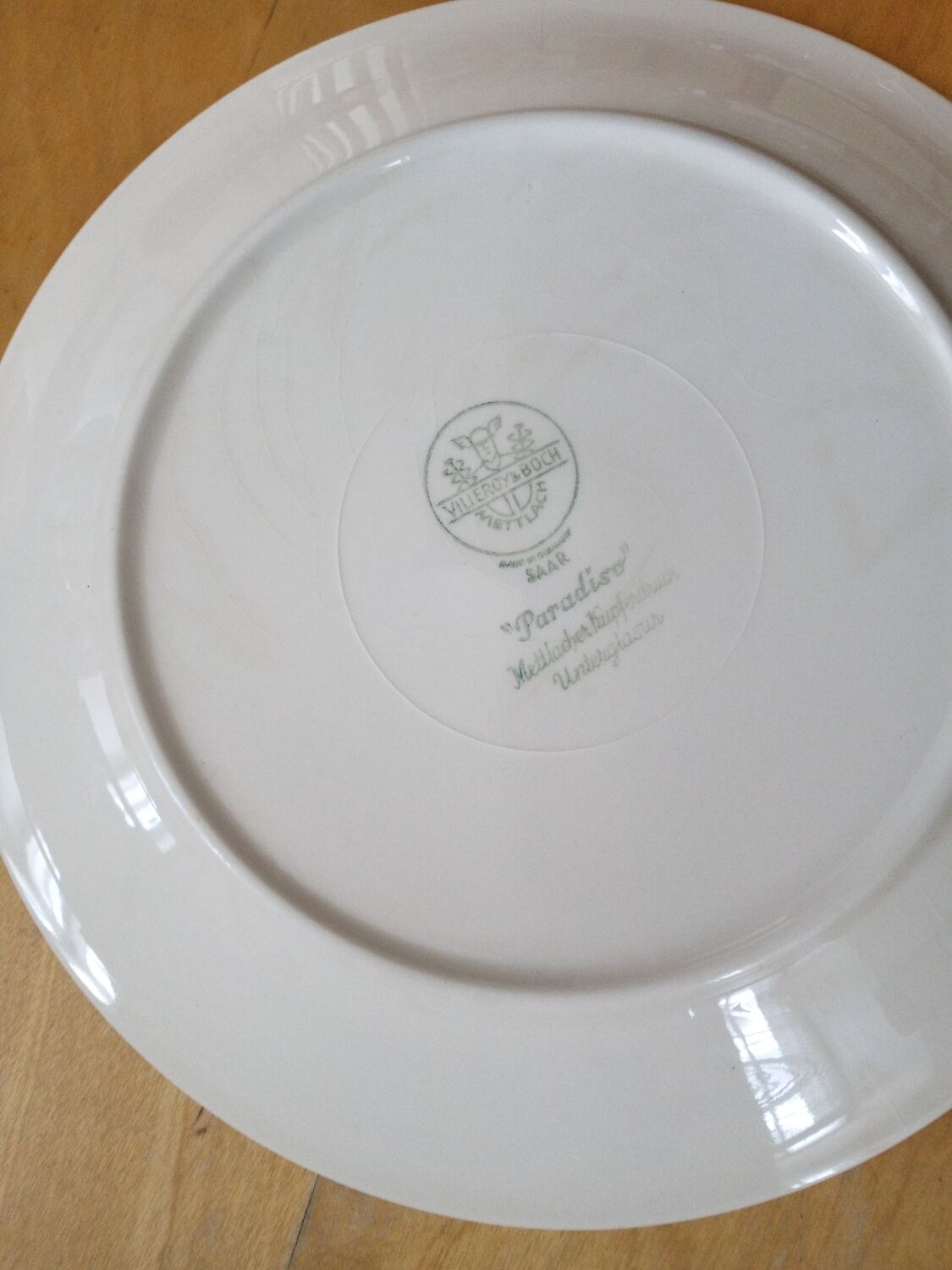 Dessert plate