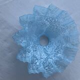 Corolla lampshade in Clichy blue glass