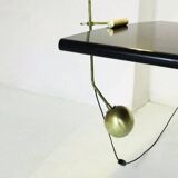 Grande lampe Italienne à contrepoids en laiton de design 50