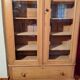 Bookcase, glass-fronted dresser