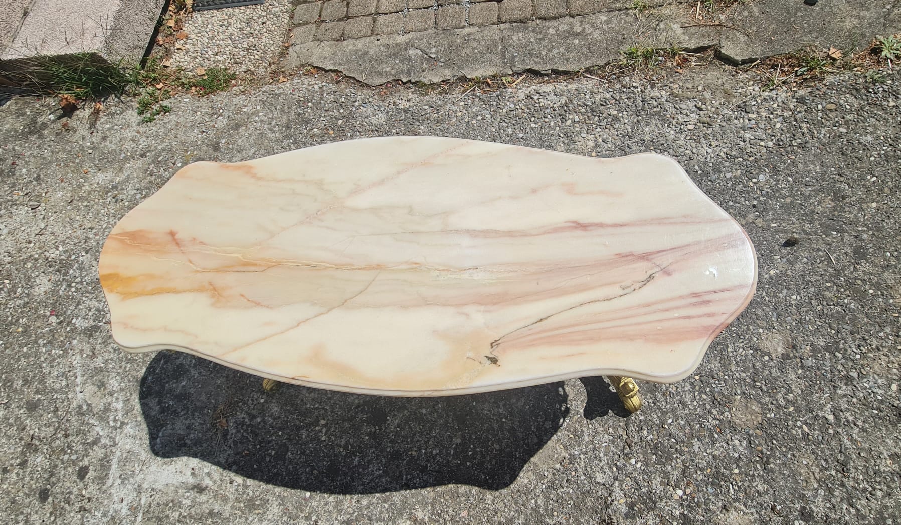 Vintage marble coffee table