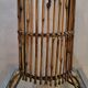 Wicker lamp rattan bamboo in the taste of louis sognot 1950 a 70