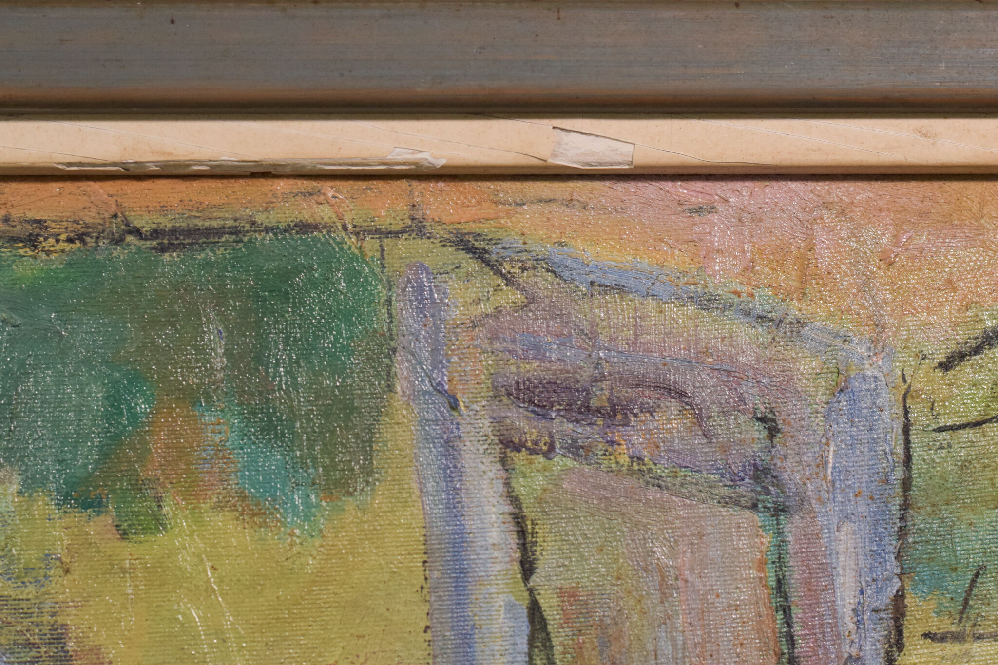 Fauve Interior and Garden Scene