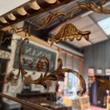 Large antique engraved and gilded wall mirror – Venetian style