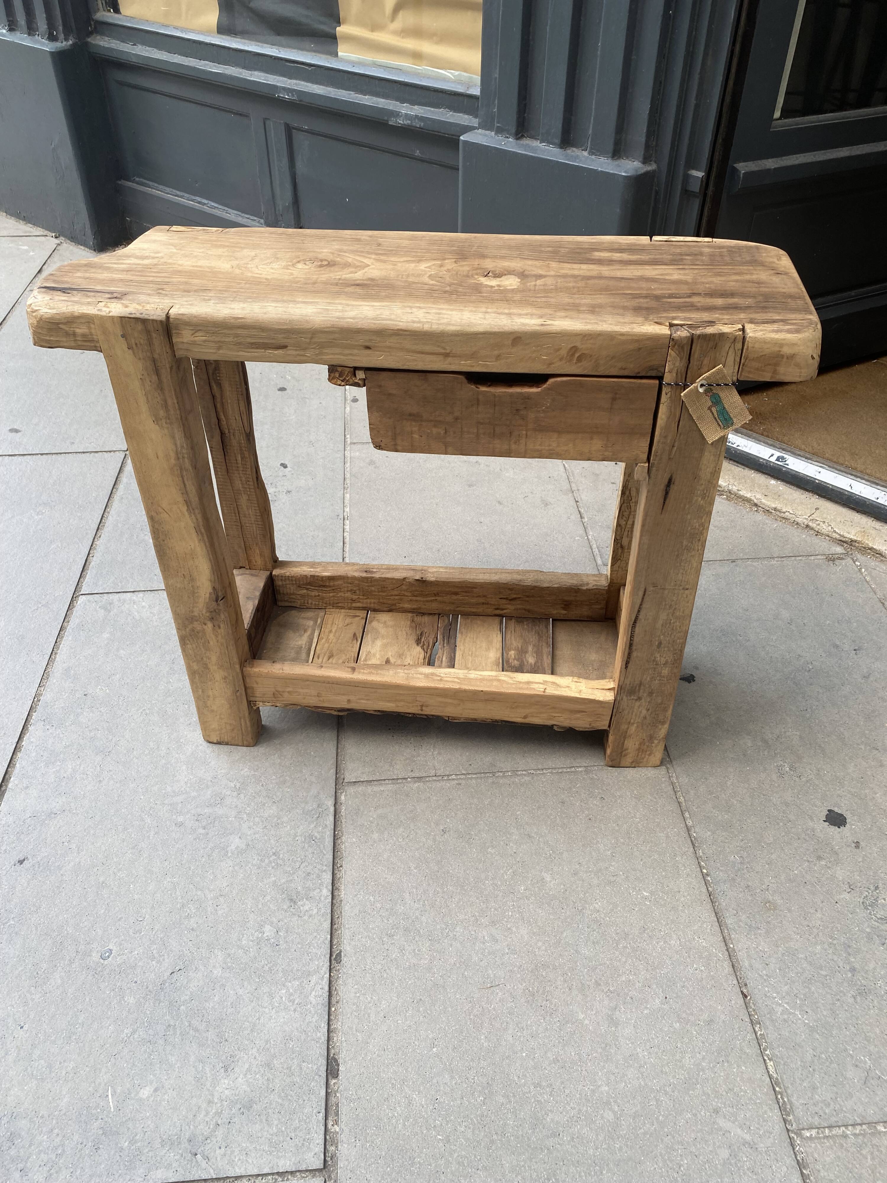 Wooden workbench