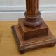 Wooden column pedestal in Louis XVI style, height: 93 cm.
