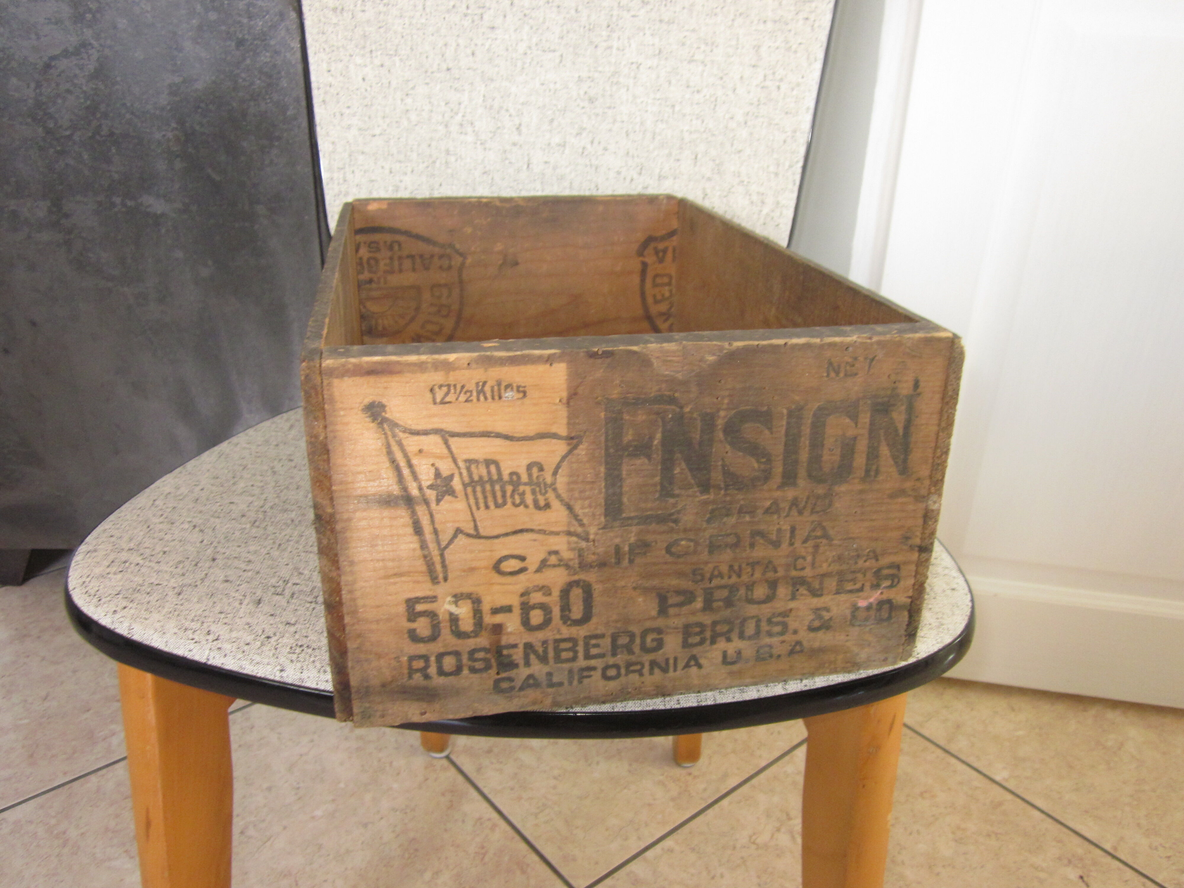 Old wooden santa clara prune