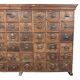 Large Antique Bank of Drawers – 48 Drawer Industrial Cabinet