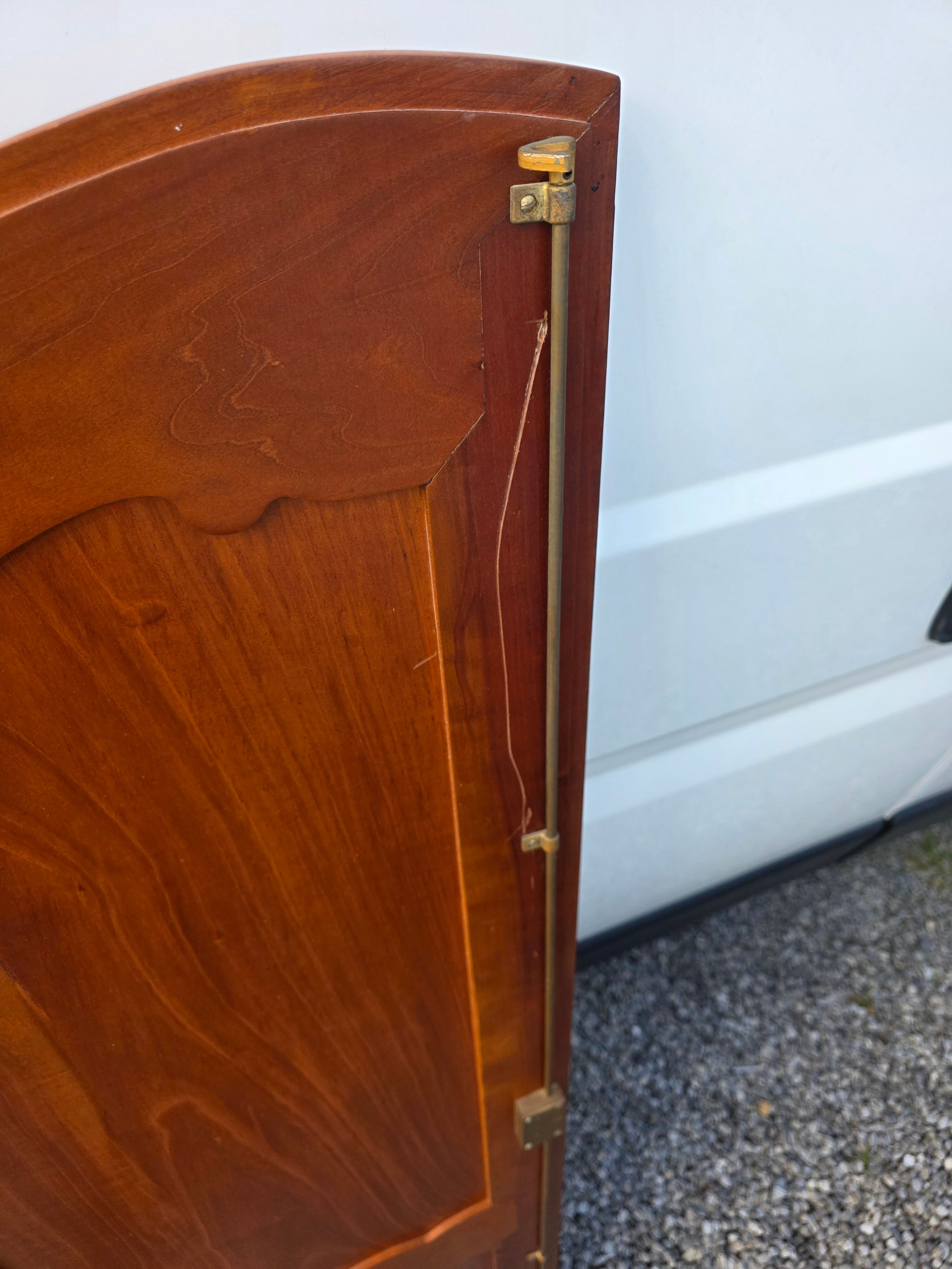 3 Louis XV style wardrobe doors in solid cherry wood
