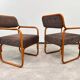 Very rare Art Deco Thonet A 60F armchairs.