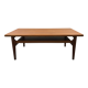Table basse danoise du milieu du siècle avec rangement de A / S Niels Bach, 1960s