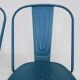 Pair of Tolix Chairs in blue metal by Xavier Pauchard
